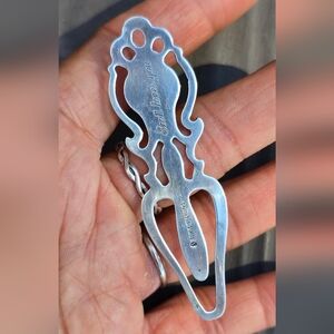 Vintage MCM Towle Sterling engraved bookmark 925 sterling silver